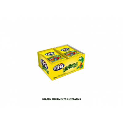 BALA - FINI - 15g GOMA MINI MINHOCA BRILHO - DP12